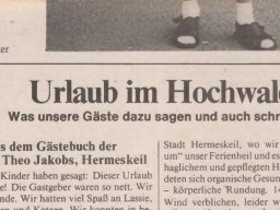 Rund um Hermeskeil 1978